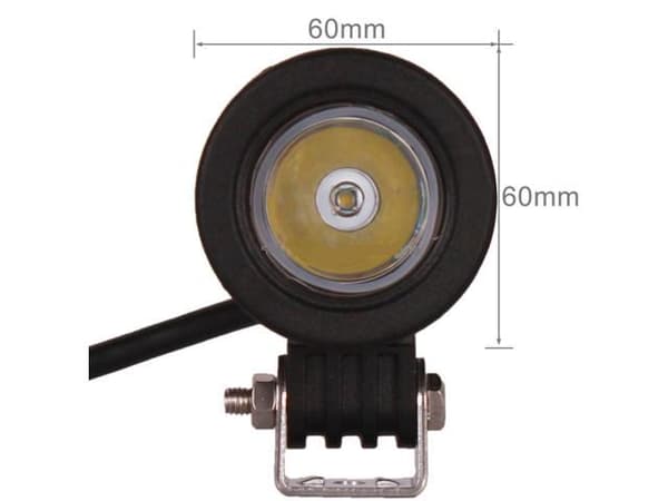 Led 10w mini Spot 3D lins 12 - 24V  2-pack