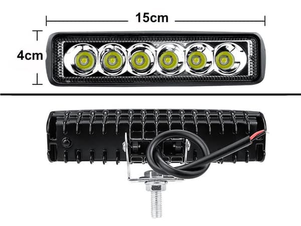 Led 18w arbetsljus -  backljus - spot 12 -24V Spot mini ledramp