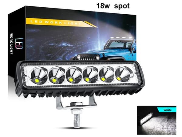 Led 18w arbetsljus -  backljus - spot 12 -24V Spot mini ledramp