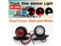 Miniatyrbild 4 av 6: Markeringsljus position Vit+Röd släpvagn  2-pack 12v - 24v led