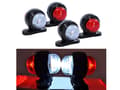 Miniatyrbild 5 av 6: Markeringsljus position Vit+Röd släpvagn  2-pack 12v - 24v led