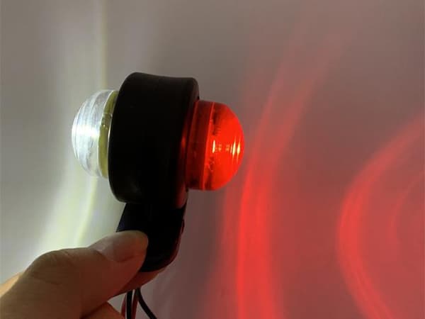 Markeringsljus position Vit+Röd släpvagn  2-pack 12v - 24v led