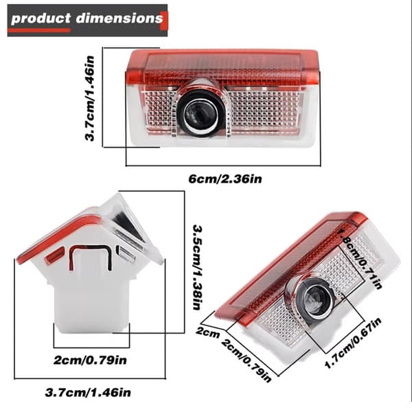 Mercedes Laser logga led t. dörrar W205 W176 W246 W205 W212 W166 W292 W253 W156