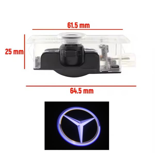 Mercedes Laser logga led t. dörrar w218 w219 a207 c207 w117 AMG