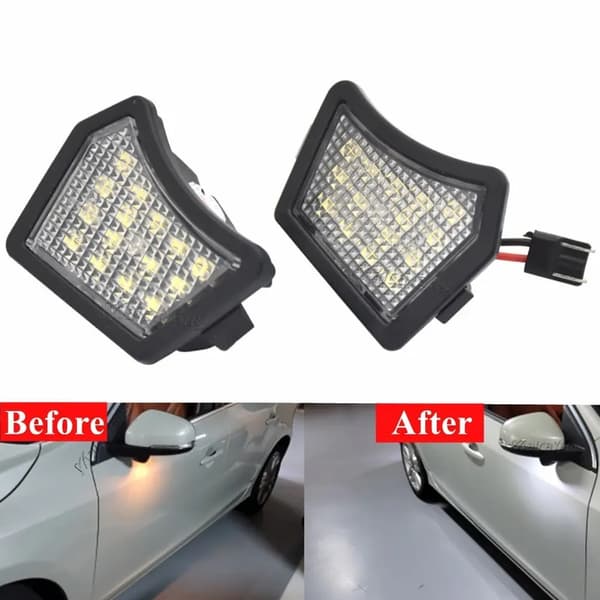Volvo led Backspegel lampa C30 S40 S60 S80 V40 V50 V60 V70 XC70 XC90