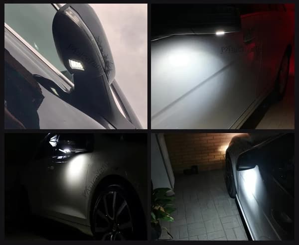 Volvo led Backspegel lampa C30 S40 S60 S80 V40 V50 V60 V70 XC70 XC90