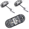 Miniatyrbild 2 av 4: Markeringsljus position vita ledlampor  2-pack 12v 24v led