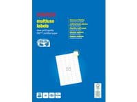 Etikett STAPLES 38x21,2mm rundad 6500/FP