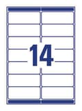 Miniatyrbild 4 av 5: Etikett QuickPEEL 99,1x38,1mm 3500/fp