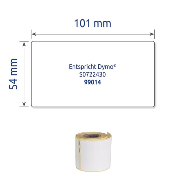 Etikett AVERY på rulle 101x54mm 220/fp