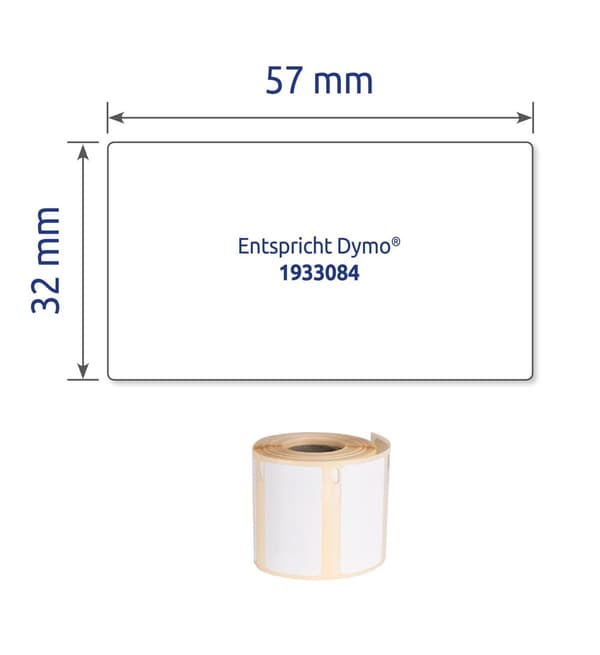 Etikett AVERY H-duty lab 57x32mm 400/fp