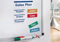 Miniatyrbild 2 av 3: Etikett AVERY magnetic sign A4 vit 5/fp