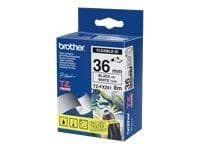 Brother TZeFX261 - Sort på hvidt - Rulle (3,56 cm x 7,99 m) 1 rulle(r) Flexitape - til P-Touch pt-1005, PT-1010, 3600, D210, D400, D450, D600, D800, E