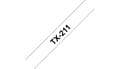 Pikkukuva 2 / 2: TX-211 - 6mm - musta valkoisella PT-7000 / PT-8000 / PT-PC