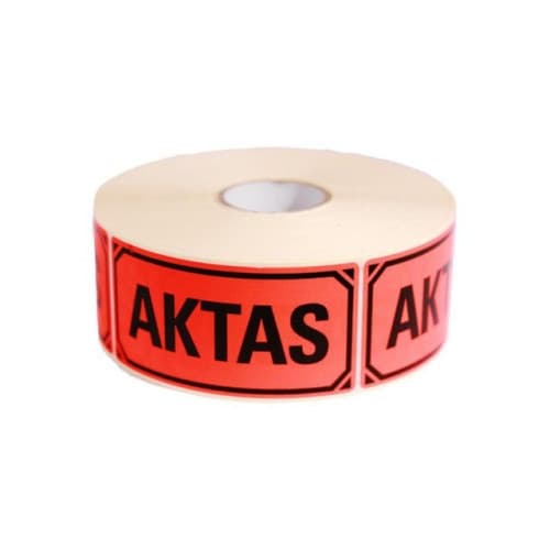 Varningsetikett Aktas 1000/rl