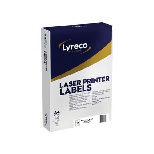 Etikett LYRECO 99,1x33,9mm 4000/fp