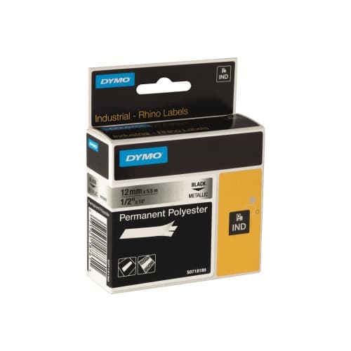 DYMO RhinoPRO Permanent Polyester - tejp - 1 kassett(er) - Rulle (2,4 cm x 5,5 m)