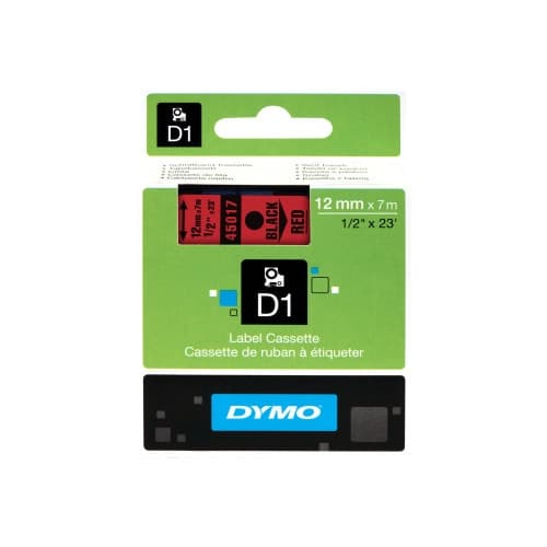 DYMO D1 - etiketter - 1 rulle (rullar) - Rulle (1,2 cm x 7 m)