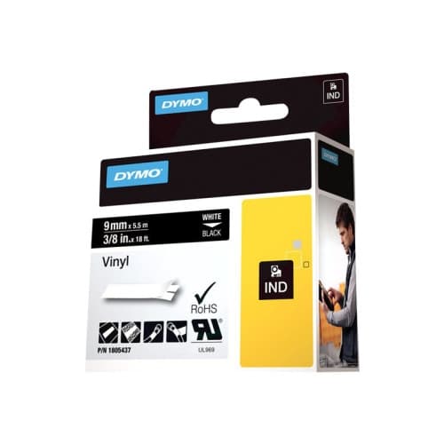 DYMO Rhino Coloured Vinyl - tejp - 1 kassett(er) - Rulle (1 cm x 5,5 m)