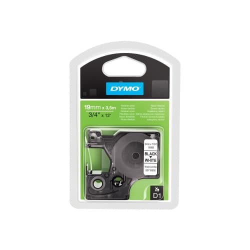 DYMO D1 - flexibel etikettejp - 1 kassett(er) - Roll (1.9 cm x 3.5 m)