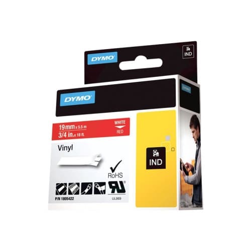 DYMO Rhino Coloured Vinyl - tejp - 1 kassett(er) - Roll (1.9 cm x 5.5 m)