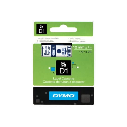 DYMO D1 - etiketttejp - 1 kassett(er) - Rulle (1,2 cm x 7 m)