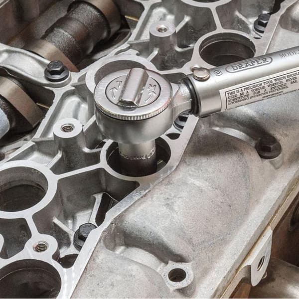 Draper Tools Firkantet skralle momentnøkkel 3/8" sølv 34570
