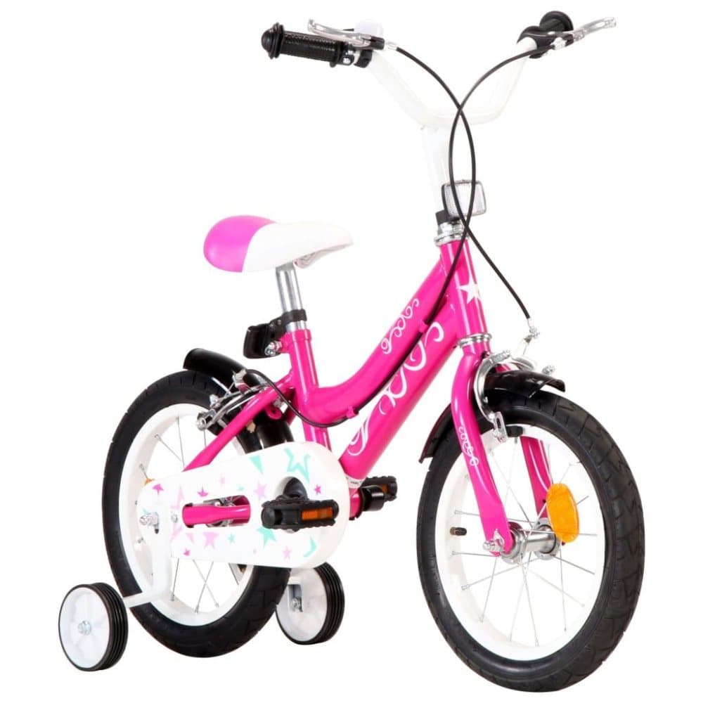 Vidaxl Bornecykel 14 Tommer Sort Og Pink Cdon Pinepeak løbecykel 12 tommer, hvid. vidaxl bornecykel 14 tommer sort og pink