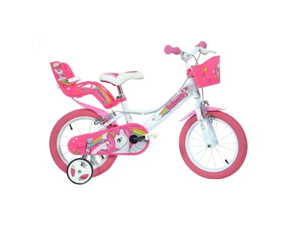 Dino Bikes 144R-UN, City bike, Barn, Kvinne, Rett opp, 35,6 cm (14"), Stål