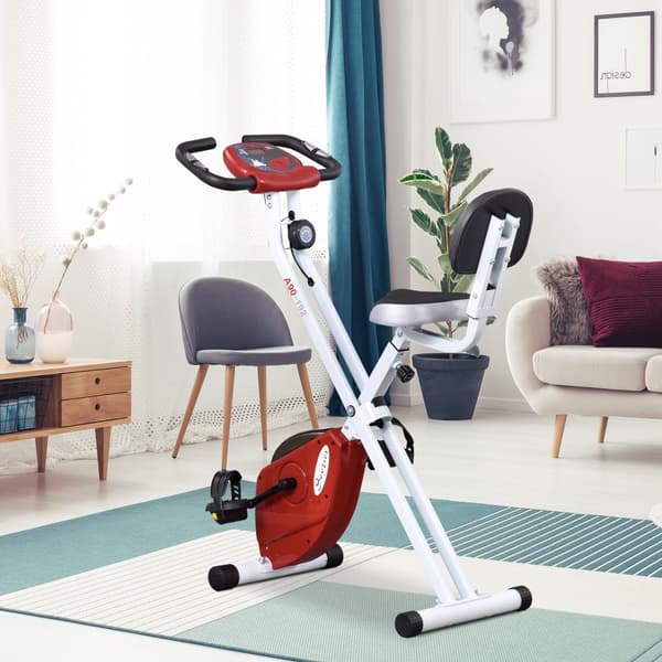 Harjoituspyörä, X-Bike, 43x97x109 cm, punainen ja valkoinen