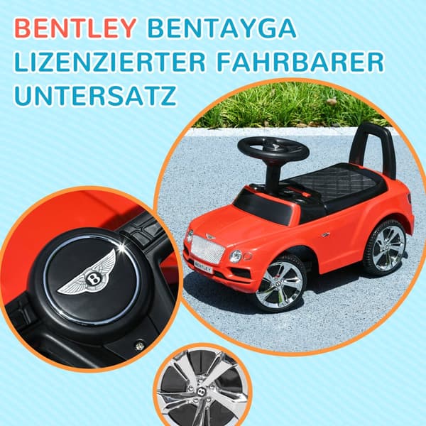 Barnfordon, Bentley Bentayga, 67x29x39 cm, Röd