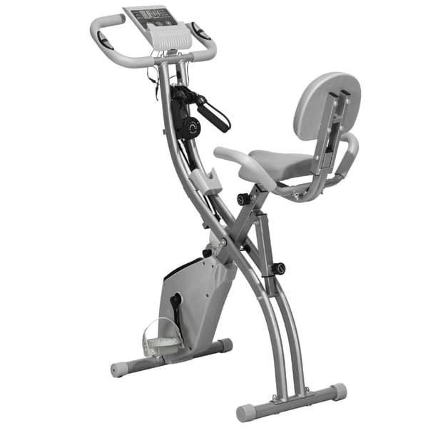 Hemtränare, X-Bike 2-i-1, 97x51x115 cm, Grå
