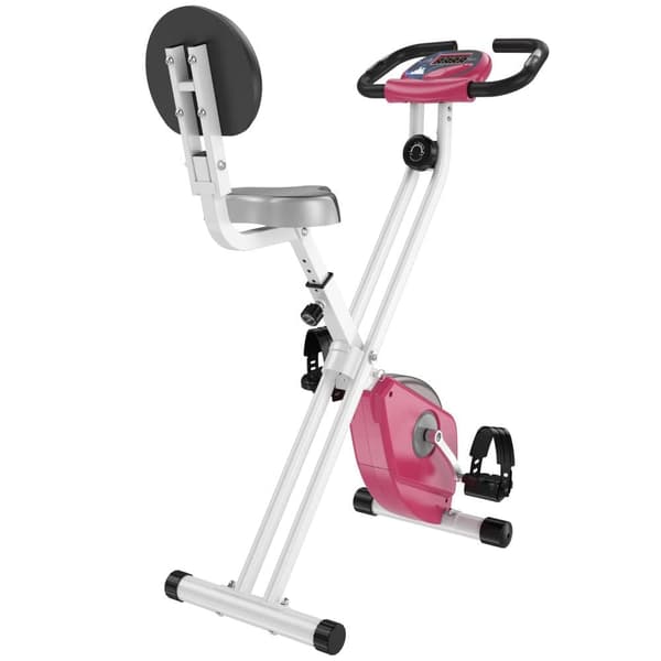 Träningscykel, F-Bike, 43x97x109 cm, Rosa och Vit