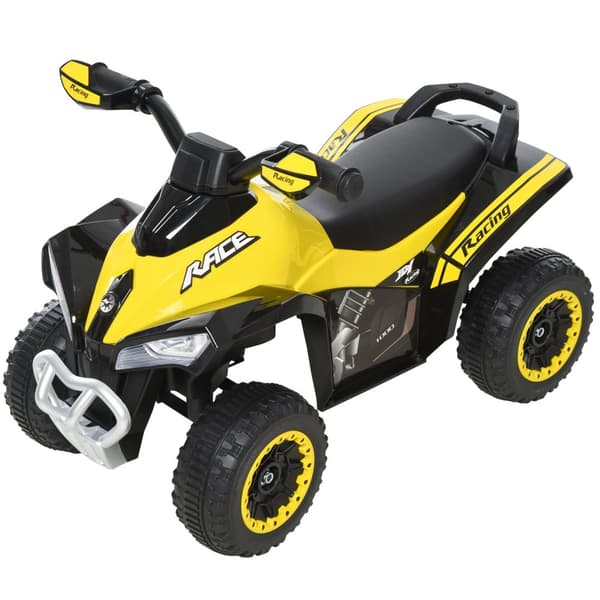 Lasten ajettava auto, 67,5x38x44 cm, keltainen