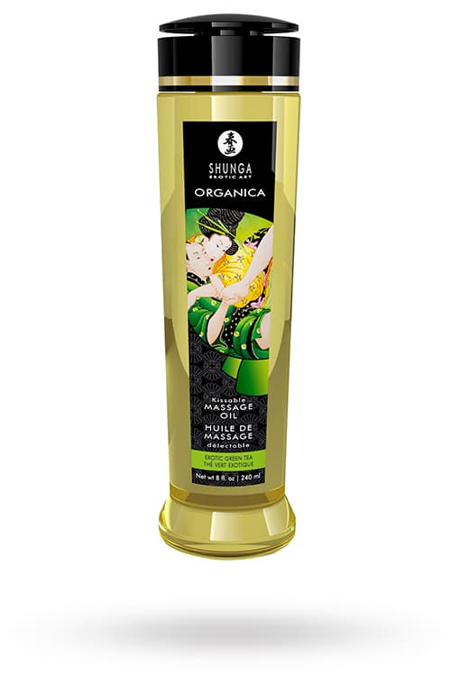 Erotisk Massasjeolje Grønn Te 240ml