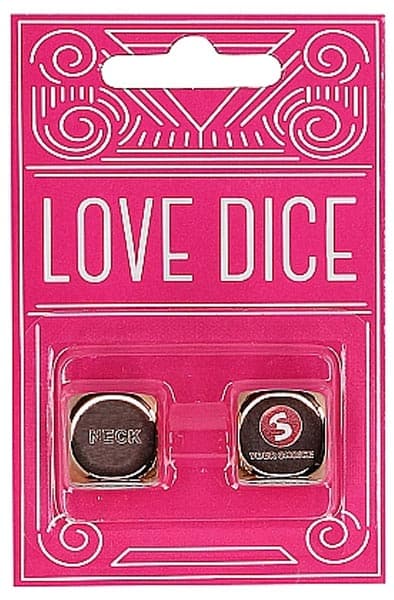 Shots Love Dice Rosé Gold Terninge leg