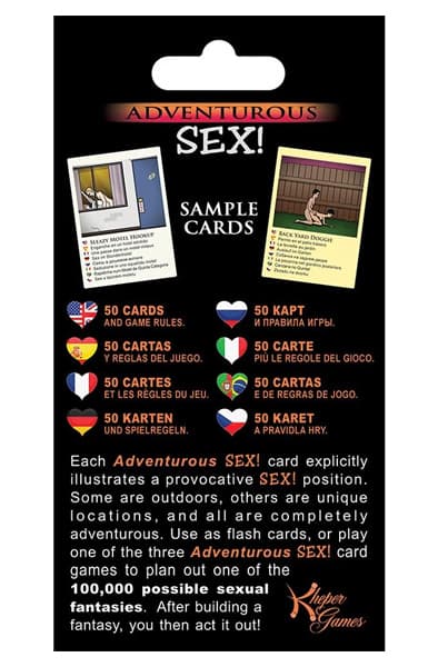 Kheper Games Adventurous Sex! Card Game Sexleg
