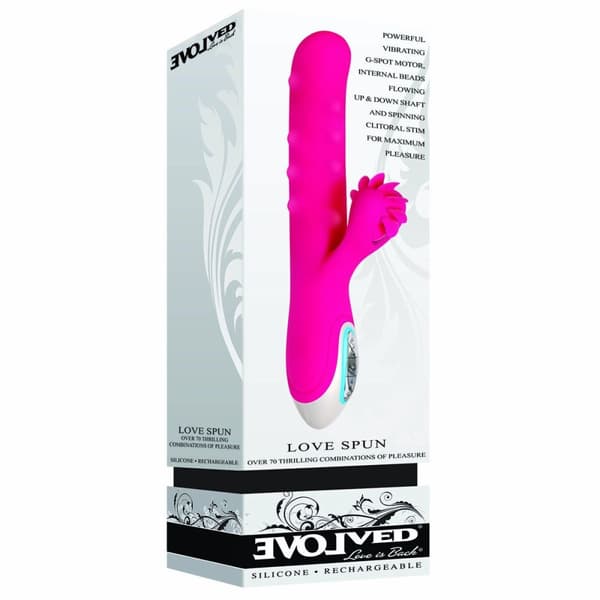 G-spotvibrator Evolved Love Spun Rosa