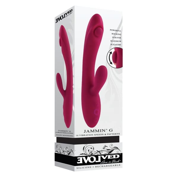 G-spotvibrator Evolved Jammin G Röd