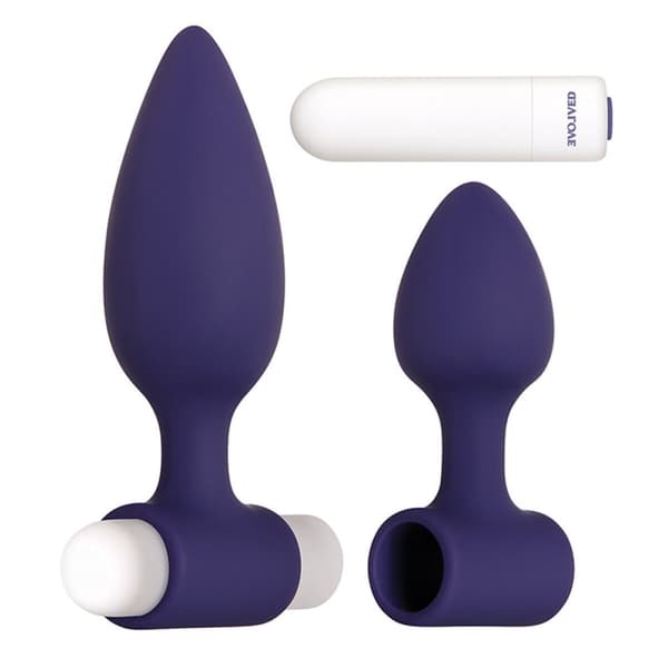 Analplugg Evolved Dynamic Duo Purpur