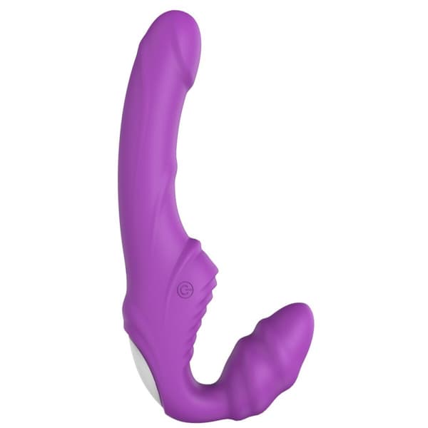 Dubbeldildo Dream Toys Essentials Purpur