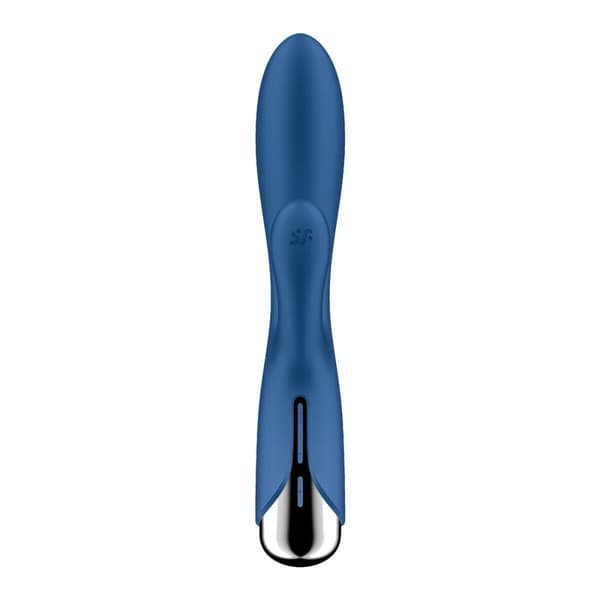 Dubbelvibrator Dual Stimulation Vibe Satisfyer Spinning Rabbit 1 Blå