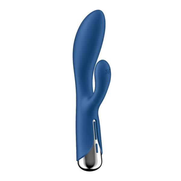 Dubbelvibrator Dual Stimulation Vibe Satisfyer Spinning Rabbit 1 Blå