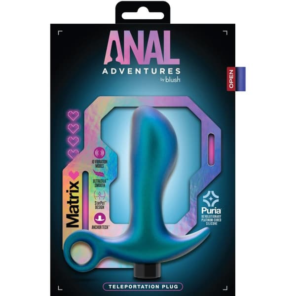 Analplugg Blush ADVENTURES MATRIX TELEPORTATION Blå