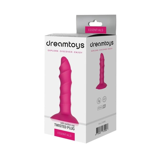 Analplugg Dream Toys Essentials Twisted Rosa
