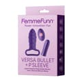Miniatyrbild 7 av 7: Analplugg FemmeFunn VERSA BULLET Purpur