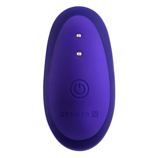 Analplugg Gender X ANYBODY'S Purpur (8,9 cm)