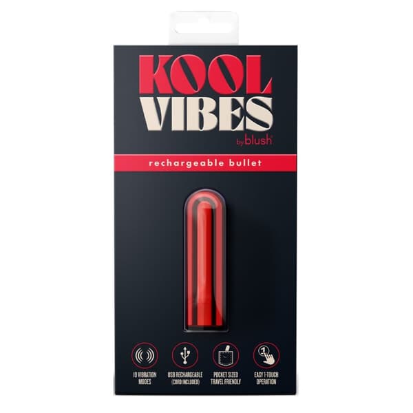 Patronvibrator Blush Kool Vibes Röd