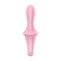 Miniatyrbild 4 av 7: Vibrator med fjärrkontroll Satisfyer Air Pump Booty 5 Rosa