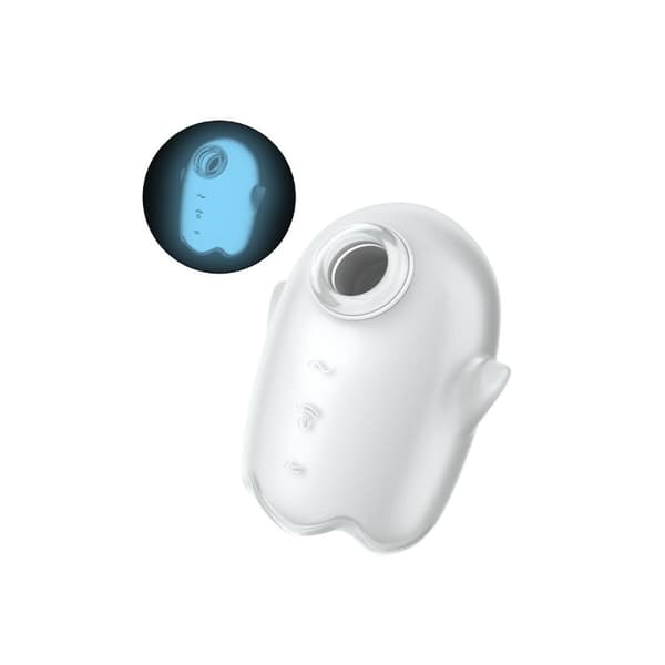 Sugstimulator för klitoris Satisfyer Glowing Ghost Vit